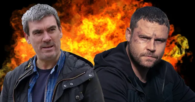 You are currently viewing Colossal and life-changing violent fight ahead for Emmerdale’s Cain and Aaron Dingle