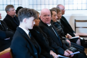 Read more about the article EastEnders spoilers: Phil Mitchell dissolves into tears as unexpected guest arrives at funeral