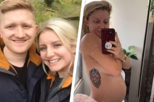 Read more about the article ITV Coronation Street’s Sam Aston shares pregnancy update and naked bump photo of wife Briony