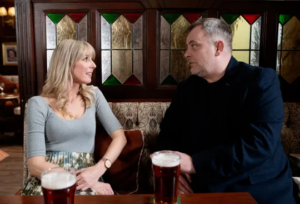 Read more about the article Coronation Street’s Steve left grinning from ear to ear in spoiler video – as he gets a big surprise